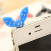 Rabbit Ear Bowknot Dustproof Plug