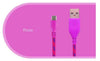  Braided Copper Micro USB Cable Cord
